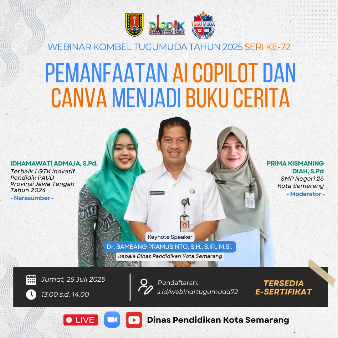 WEBINAR KOMUNITAS BELAJAR TUGUMUDA SERI KE-72